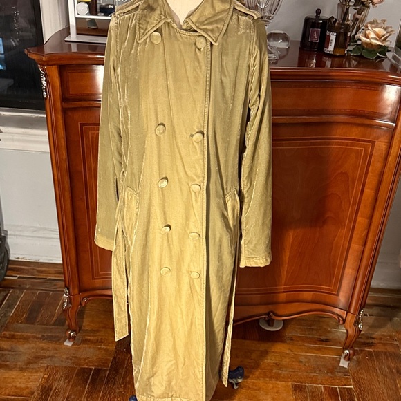 Scotch and soda  Olive Trench Coat - Picture 3 of 11